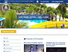 Tablet Screenshot of iatepark.com.br